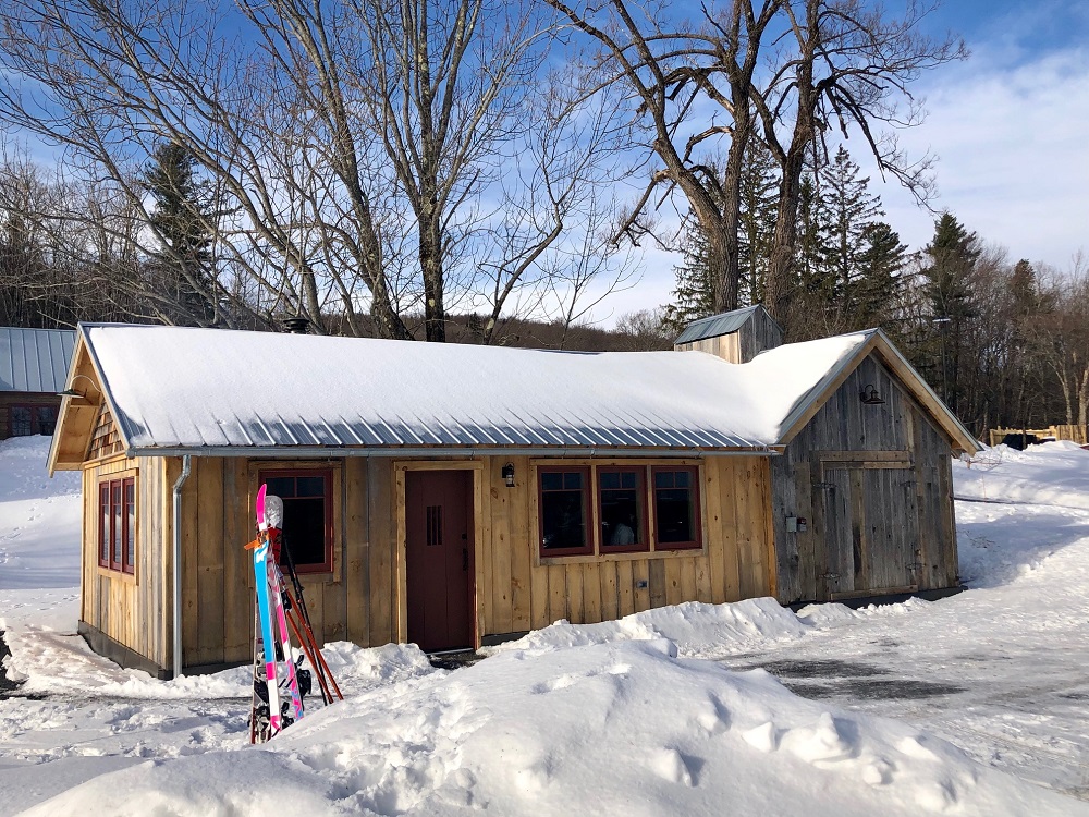 warming hut exterior